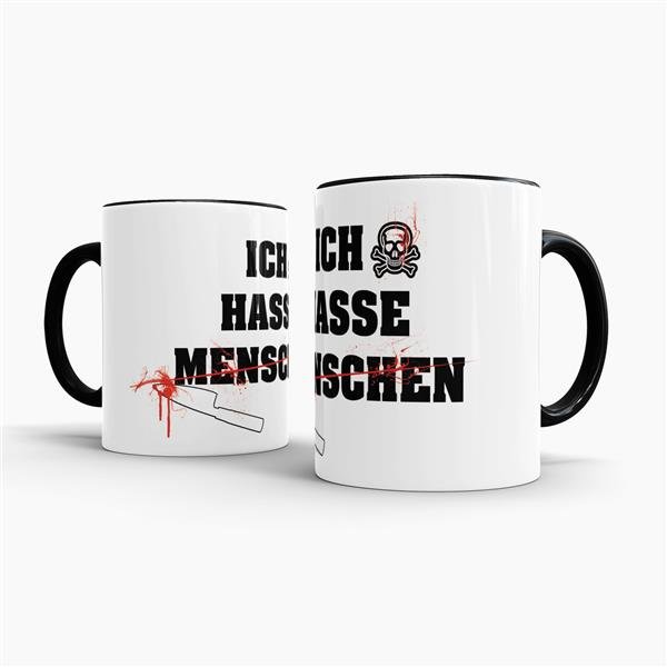 Tasse - Ich hasse Menschen