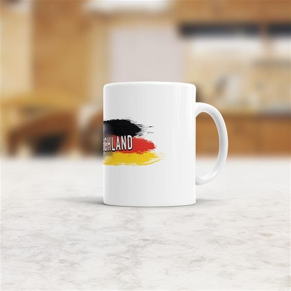 Tasse Deutschland Fussball Weiss