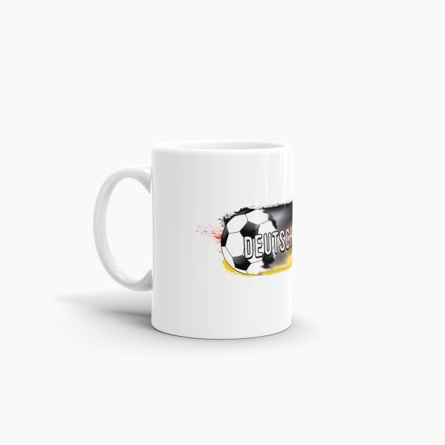 Tasse Deutschland Fussball Weiss