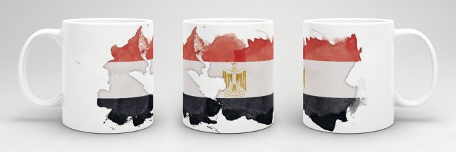 Tasse Wasserfarben &Auml;gypten