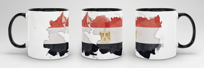 Tasse Wasserfarben &Auml;gypten Schwarz