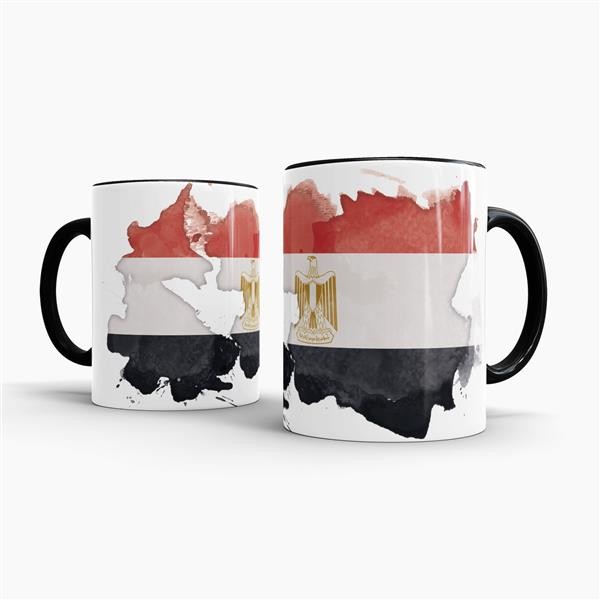 Tasse Wasserfarben &Auml;gypten Schwarz