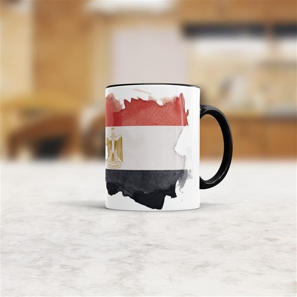 Tasse Wasserfarben &Auml;gypten Schwarz