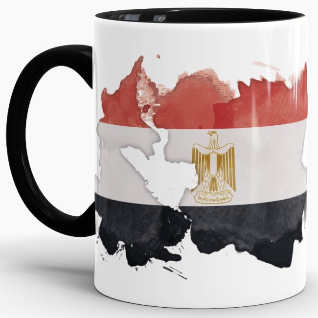Tasse Wasserfarben &Auml;gypten Schwarz