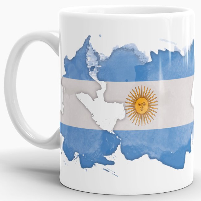 Tasse Wasserfarben Argentinien