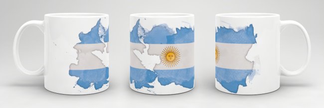 Tasse Wasserfarben Argentinien