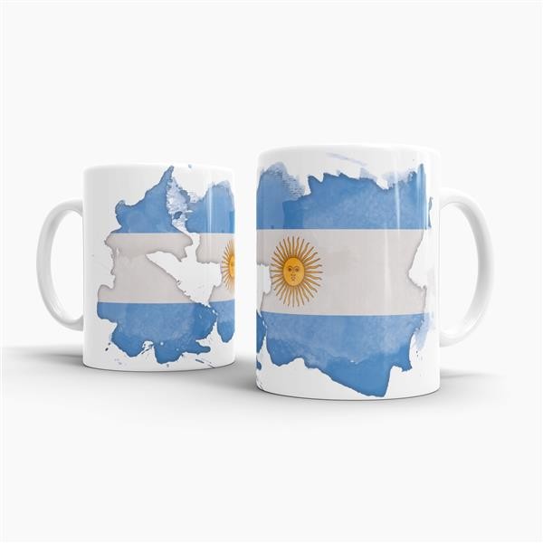 Tasse Wasserfarben Argentinien
