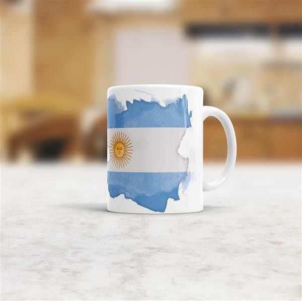 Tasse Wasserfarben Argentinien