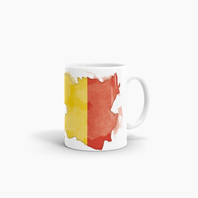 Tasse Wasserfarben Belgien