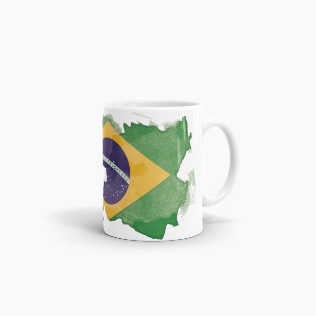 Tasse Wasserfarbe Brasilien