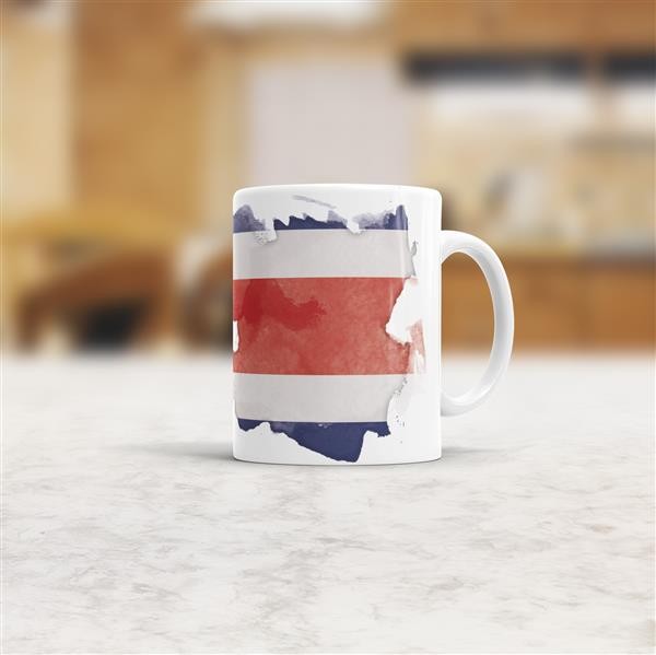 Tasse Wasserfarben Costa Rica