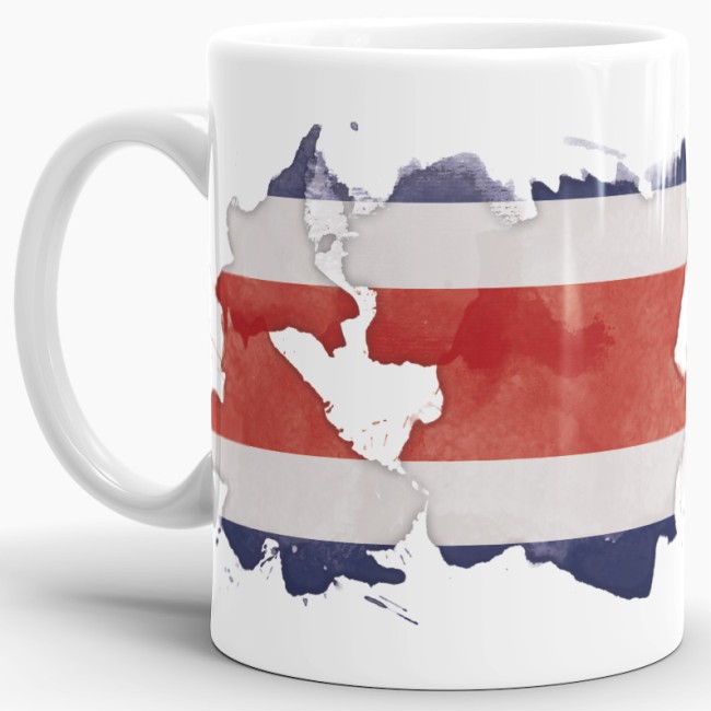 Tasse Wasserfarben Costa Rica