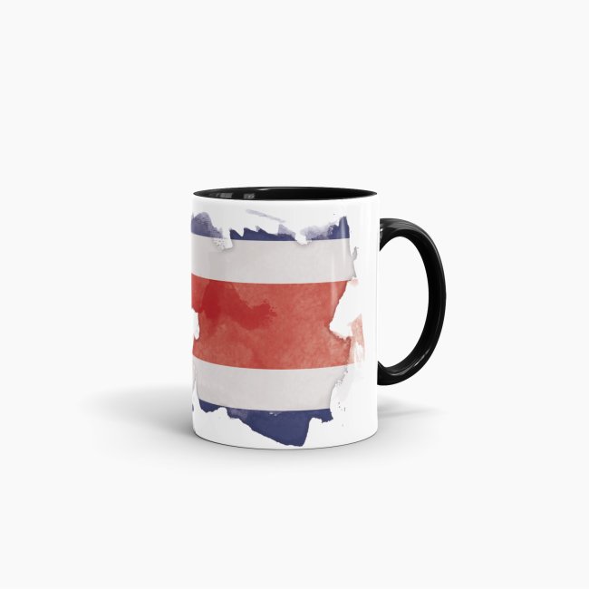 Tasse Wasserfarben Costa Rica Schwarz