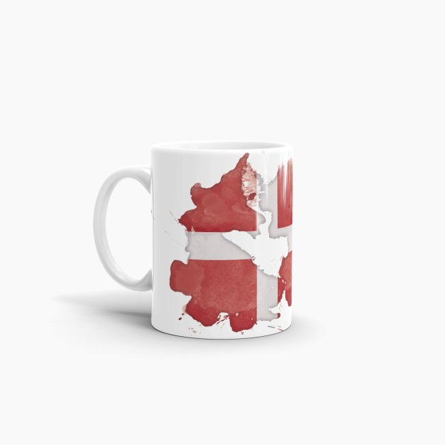 Tasse Wasserfarben D&auml;nemark