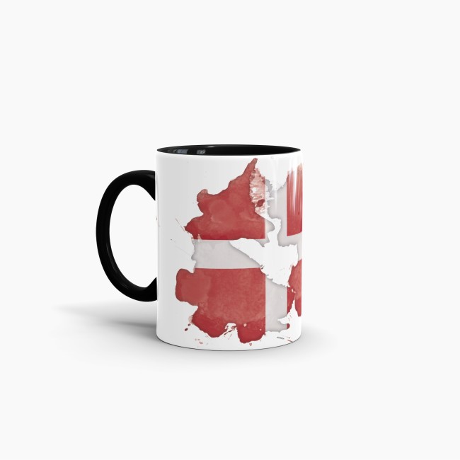 Tasse Wasserfarben D&auml;nemark Schwarz