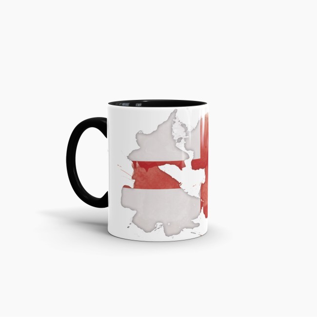 Tasse Wasserfarben England Schwarz