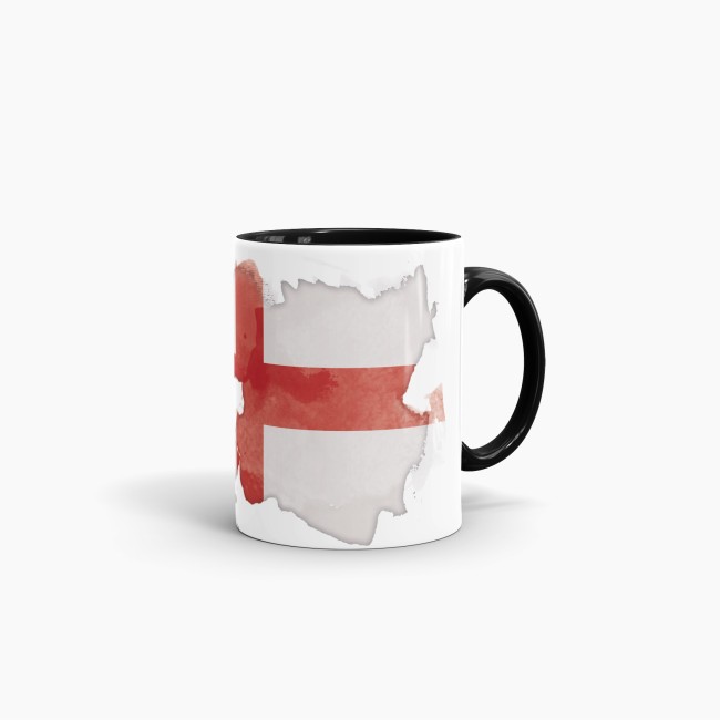 Tasse Wasserfarben England Schwarz
