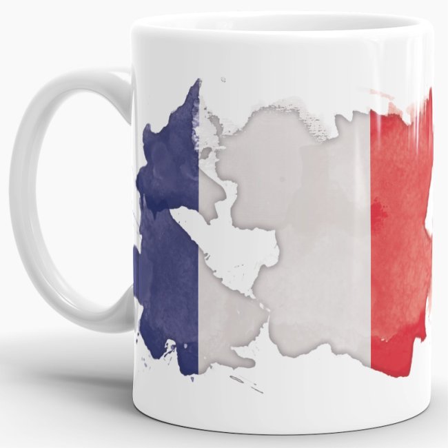 Tasse Wasserfarben Frankreich