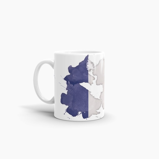 Tasse Wasserfarben Frankreich