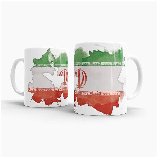 Tasse Wasserfarben Iran