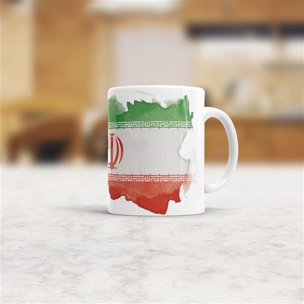 Tasse Wasserfarben Iran