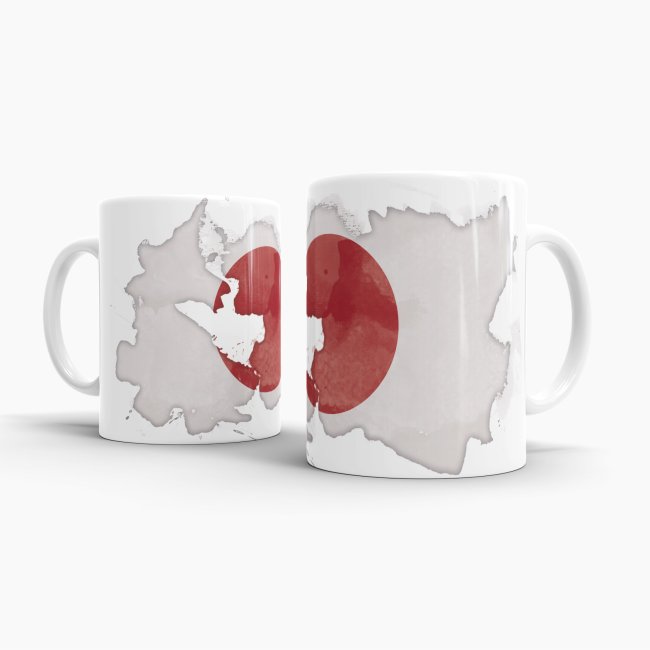 Tasse Wasserfarben Japan
