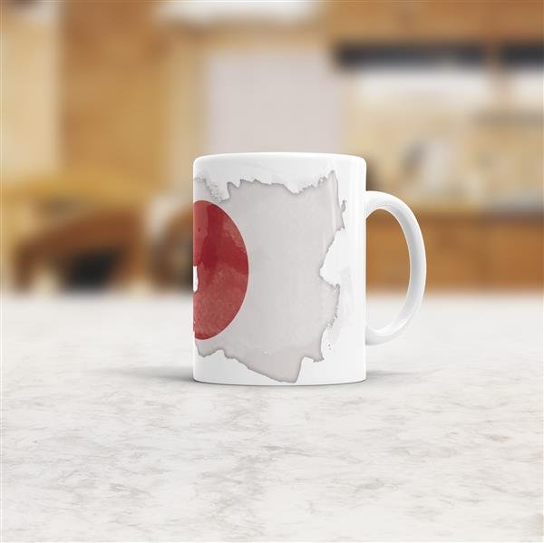 Tasse Wasserfarben Japan