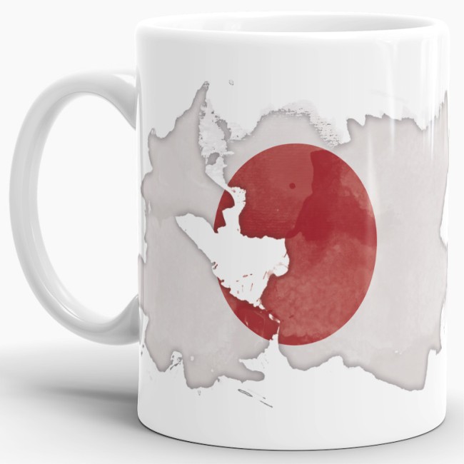 Tasse Wasserfarben Japan
