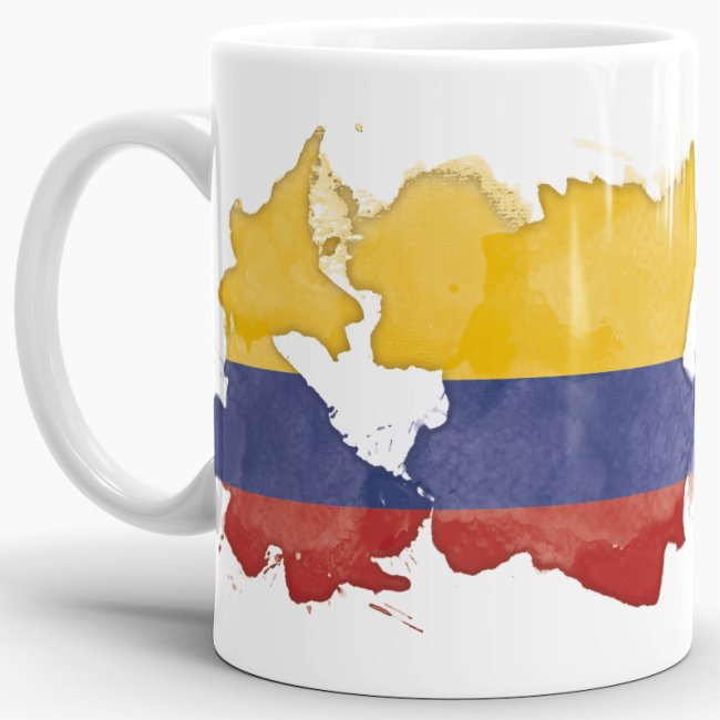 Tasse Wasserfarben Kolumbien