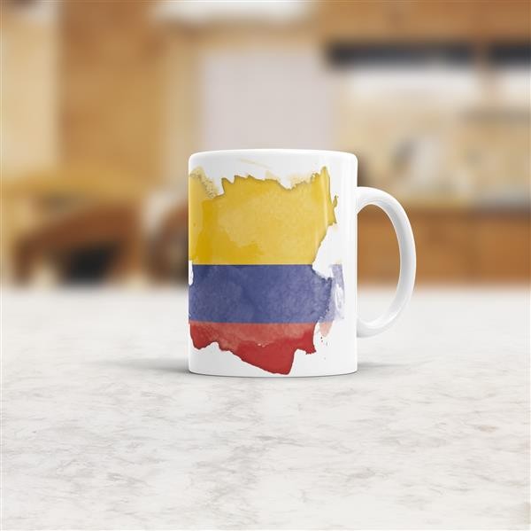 Tasse Wasserfarben Kolumbien