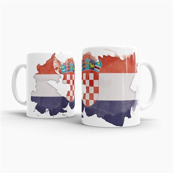 Tasse Wasserfarben Kroatien