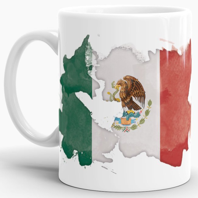 Tasse Wasserfarben Mexiko