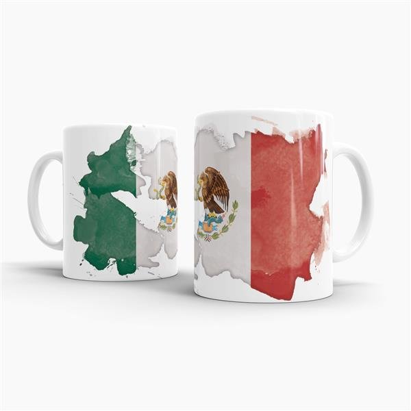 Tasse Wasserfarben Mexiko