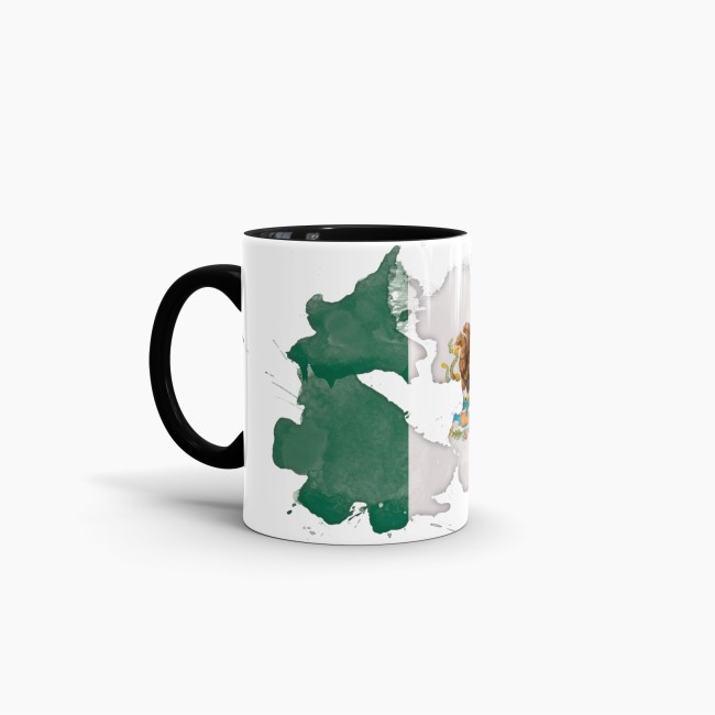 Tasse Wasserfarben Mexiko Schwarz