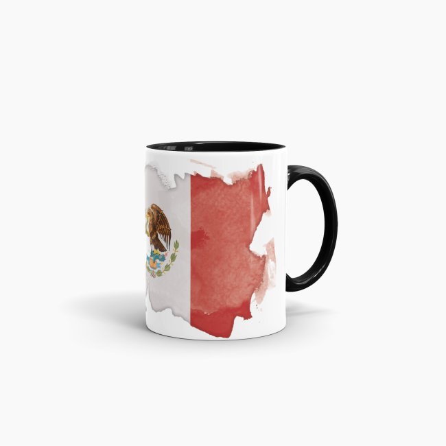 Tasse Wasserfarben Mexiko Schwarz
