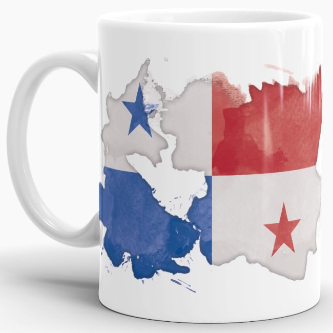 Tasse Wasserfarben Panama