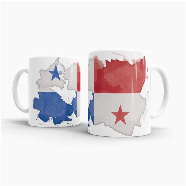 Tasse Wasserfarben Panama