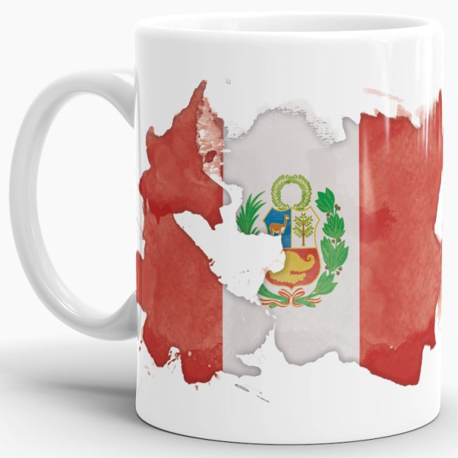 Tasse Wasserfarben Peru
