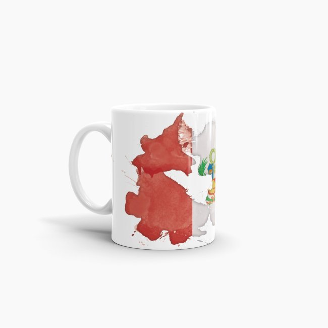 Tasse Wasserfarben Peru