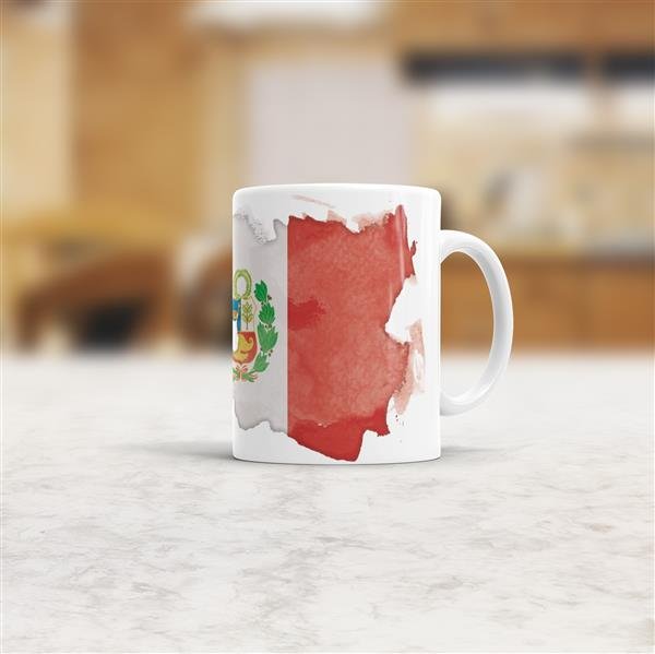 Tasse Wasserfarben Peru