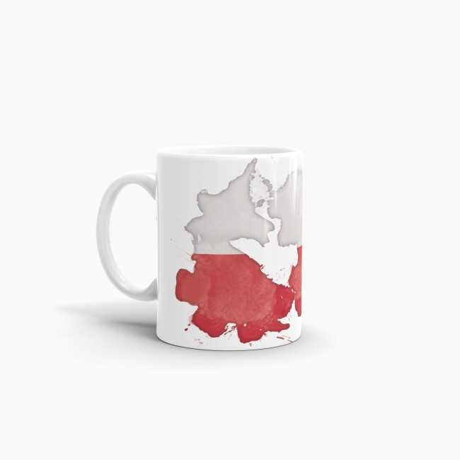 Tasse Wasserfarben Polen