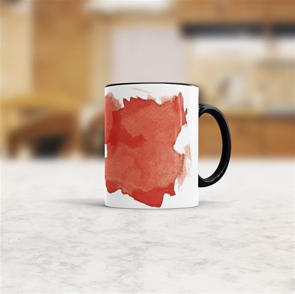Tasse Wasserfarben Portugal Schwarz