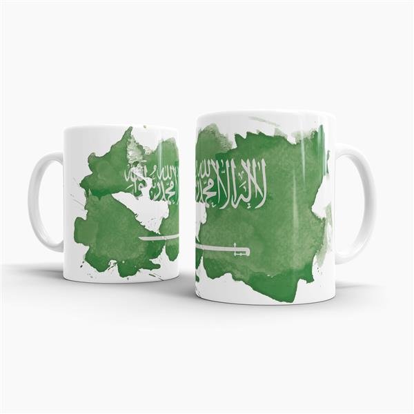 Tasse Wasserfarben Saudi-Arabien