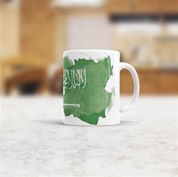 Tasse Wasserfarben Saudi-Arabien