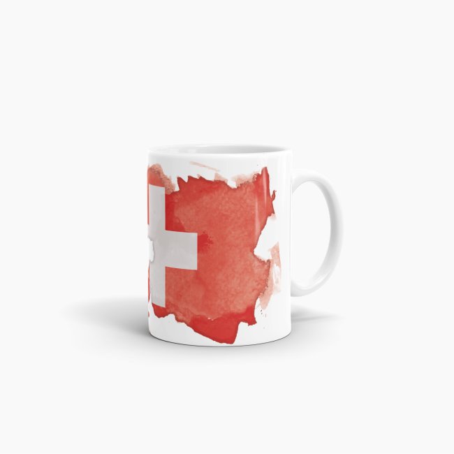 Tasse Wasserfarben Schweiz
