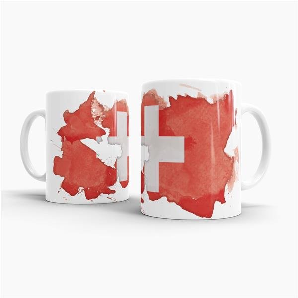 Tasse Wasserfarben Schweiz