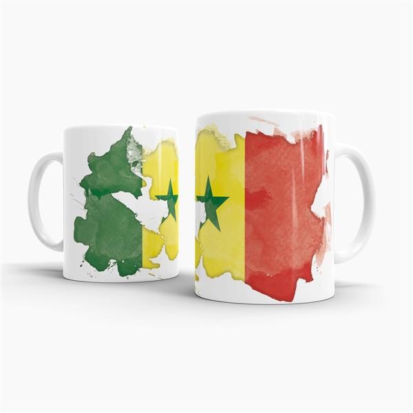 Tasse Wasserfarben Senegal