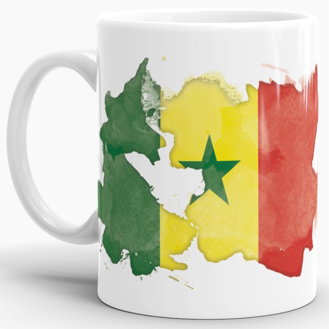 Tasse Wasserfarben Senegal
