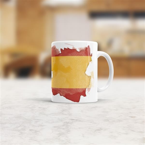 Tasse Wasserfarben Spanien