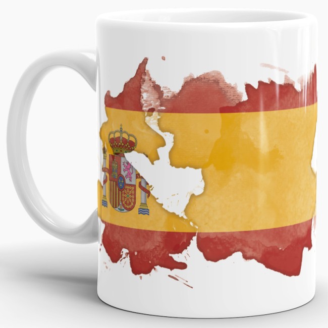 Tasse Wasserfarben Spanien